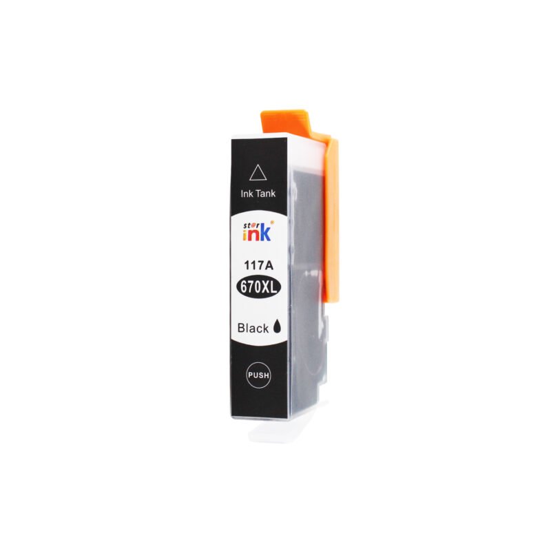 cartucho tinta starink compatible hp 670xl black 21ml — vista 2