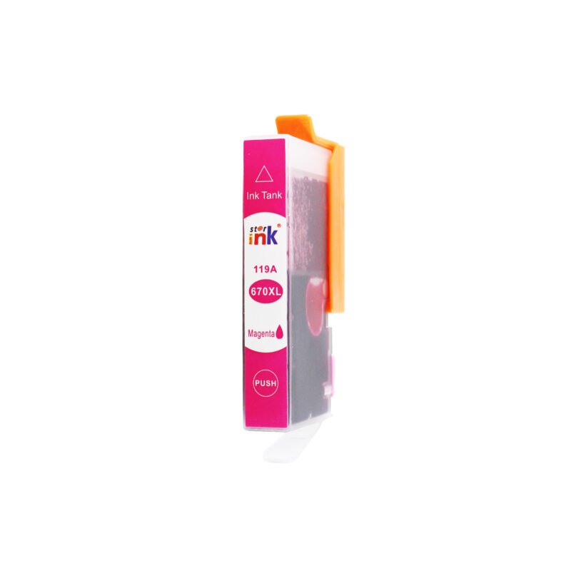 cartucho tinta starink compatible hp 670xl magenta 13ml