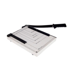 guillotina pacific a3, ajustador de medidas, auto prensado, corta 12 hojas, tamaÑo 12” x 15”.