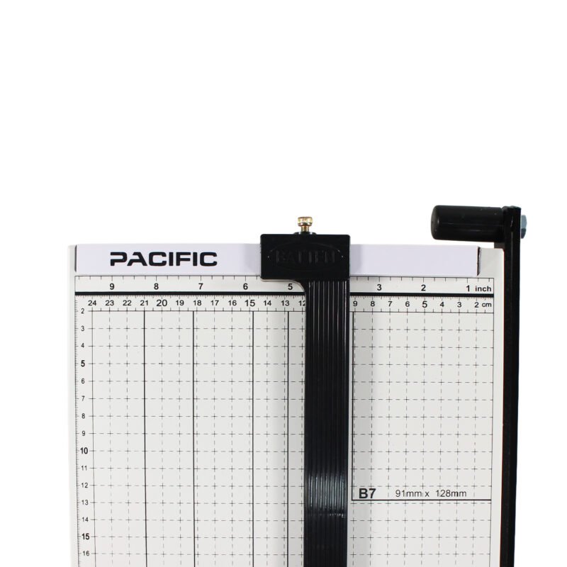 guillotina pacific a3, ajustador de medidas, auto prensado, corta 12 hojas, tamaÑo 12” x 15”. — vista 4