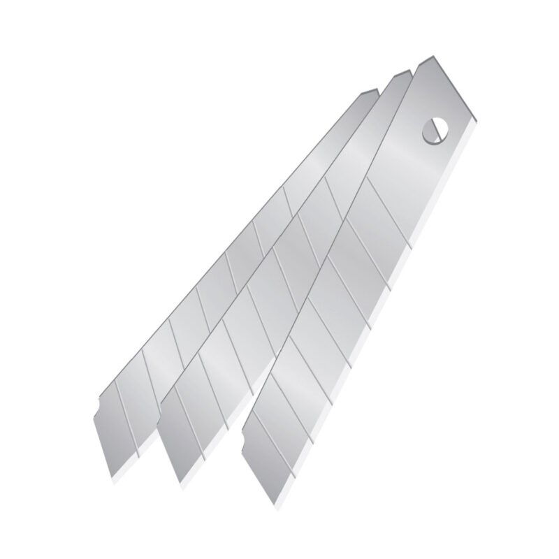 set 10 cuchillas para cartonero pacific, 10 unidades, para cuchillos de 16cm x 18mm, con guias para corte. — vista 3