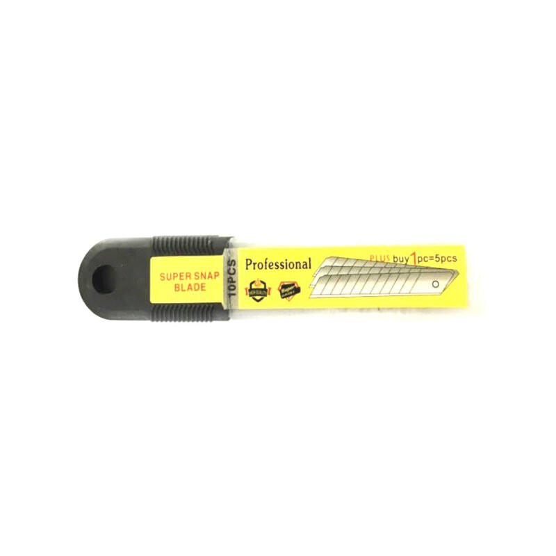 set 10 cuchillas para cartonero pacific, 10 unidades, para cuchillos de 16cm x 18mm, con guias para corte. — vista 4