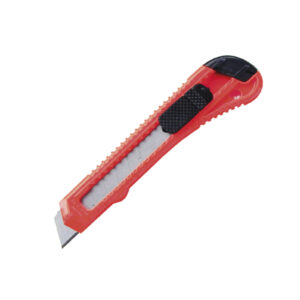 cuchillo cartonero de 15 cm pacific, espesor de hoja 18 mm, mango comodo y fuerte