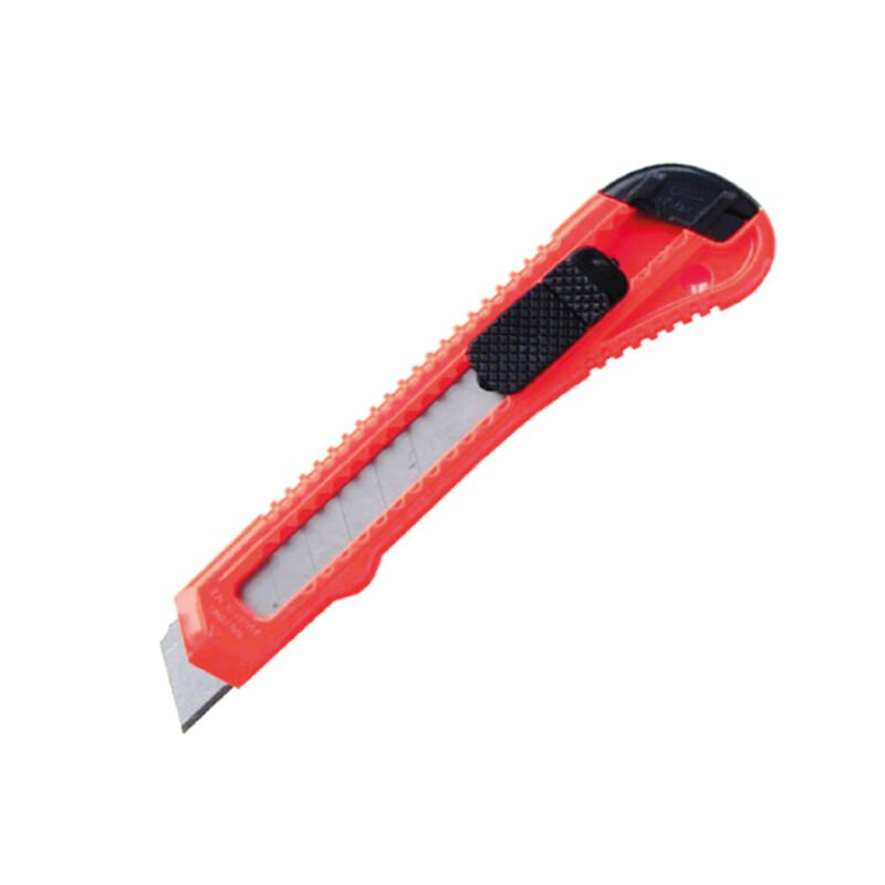 cuchillo cartonero de 15 cm pacific, espesor de hoja 18 mm, mango comodo y fuerte