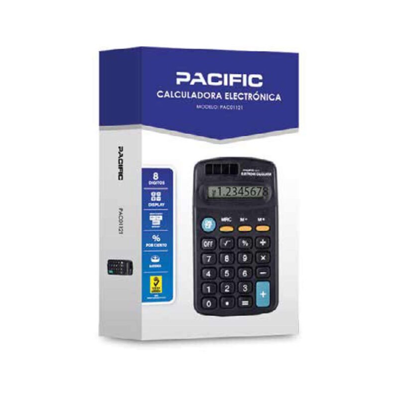 calculadora pacific 8 digitos — vista 2
