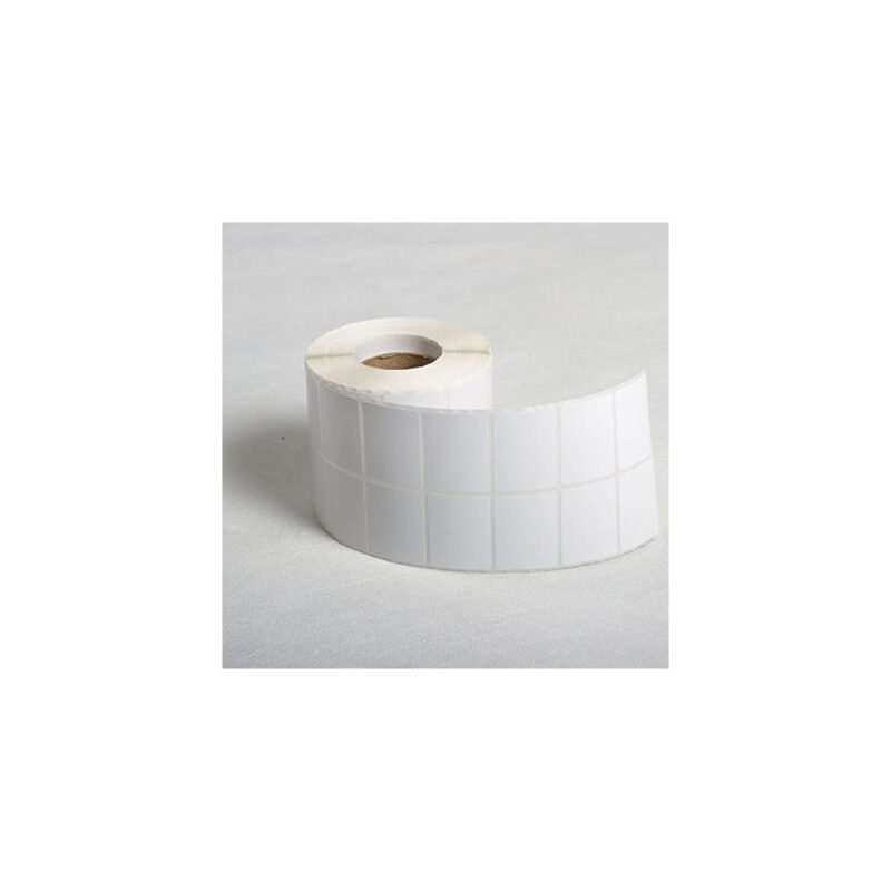 etiquetas adhesivas pacific, semi brillante, impermeable, para codigos de barra.pack 2000 un. white