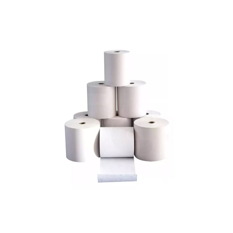 caja de 50 rollo papel termico de 80mm x 80mm — vista 3