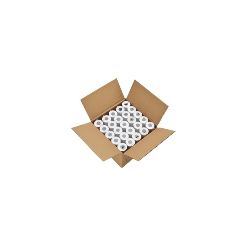 caja de 50 rollo papel termico de 80mm x 80mm — vista 2