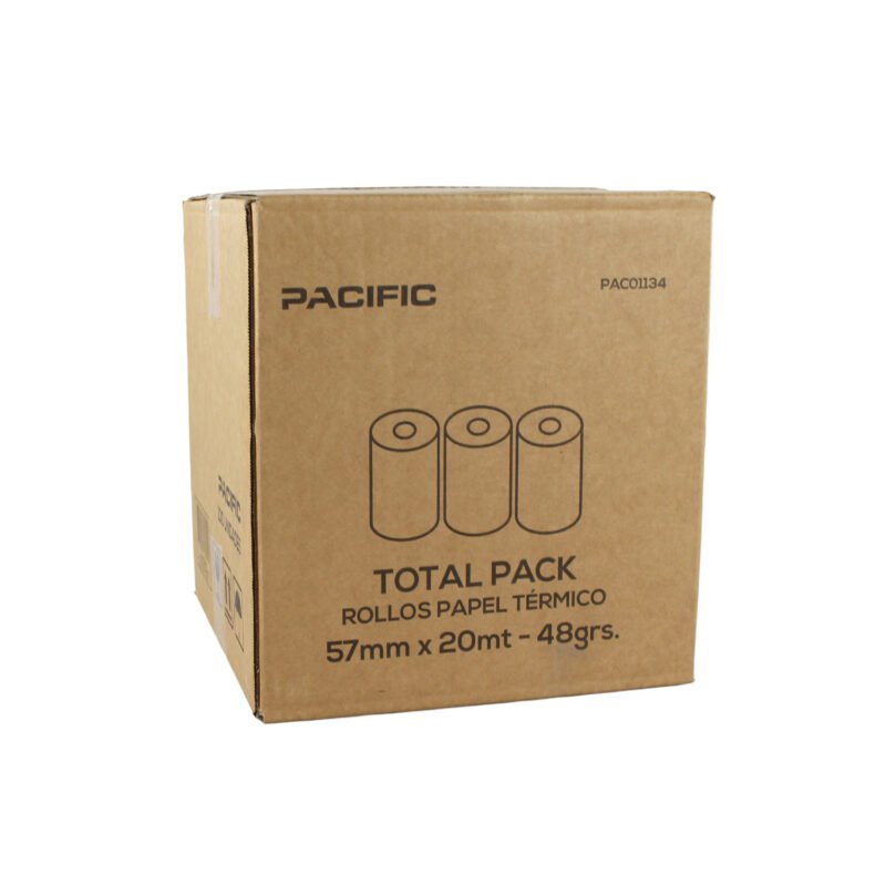 caja de 100 rollo papel termico de 57mm x 20mts 48gr — vista 5