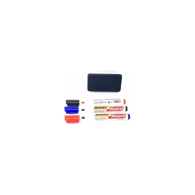 pack de 6 pizarras blanca magnetica galvanizada pacific 90x60cm, incluye 3 marcadores y borrador — vista 2