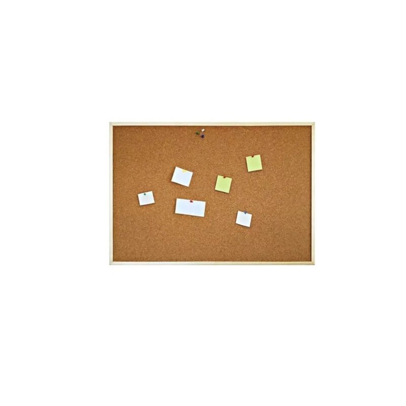 tablero de corcho pacific 90x60cm, incluye alfileres para notas. — vista 4