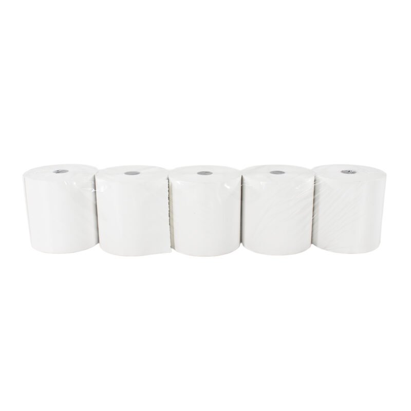 rollo de papel termico pacific pack 50 un. 80mm x 80mm 48gr, para termicas. — vista 3