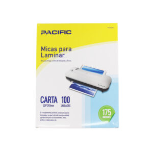 laminas termolaminadora pacific formato carta/175mic 100 un.