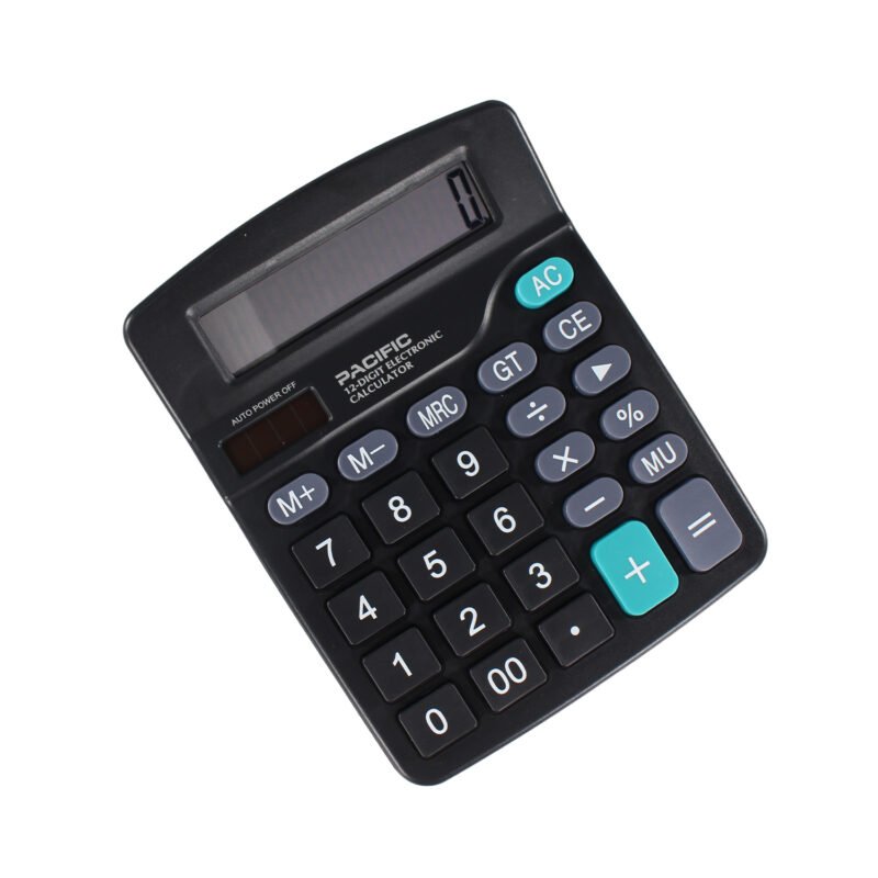 calculadora electronica pacific color de 12 digitos, pilas aa. — vista 7