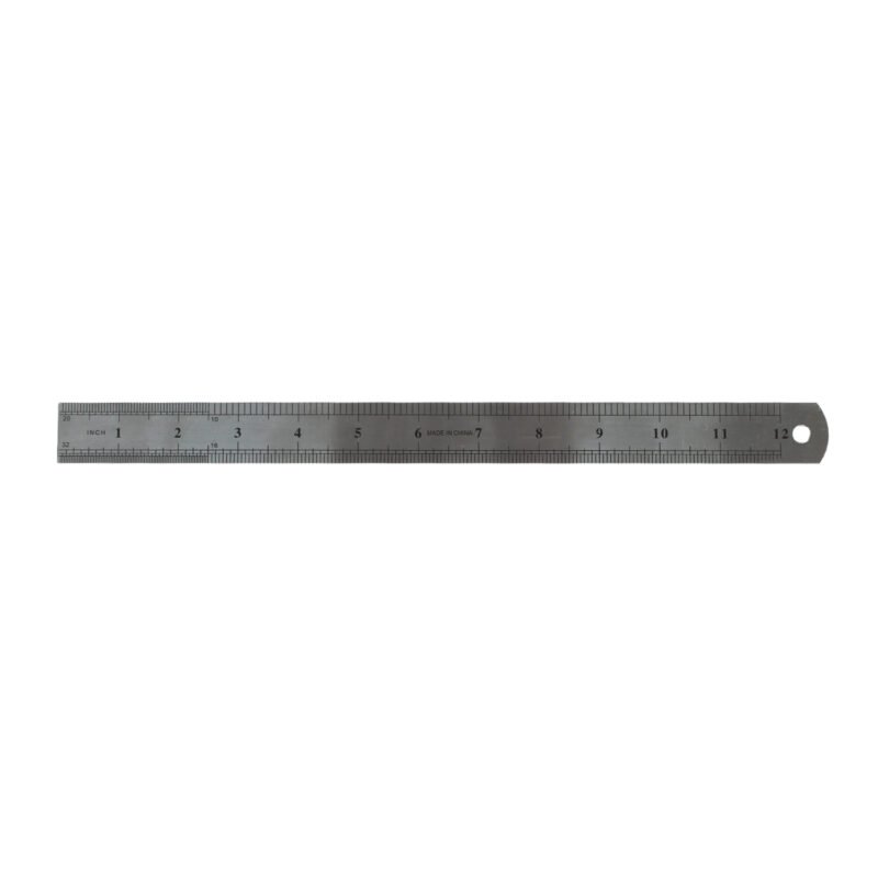 regla metalica pacific 30 cm con funda plastica — vista 3