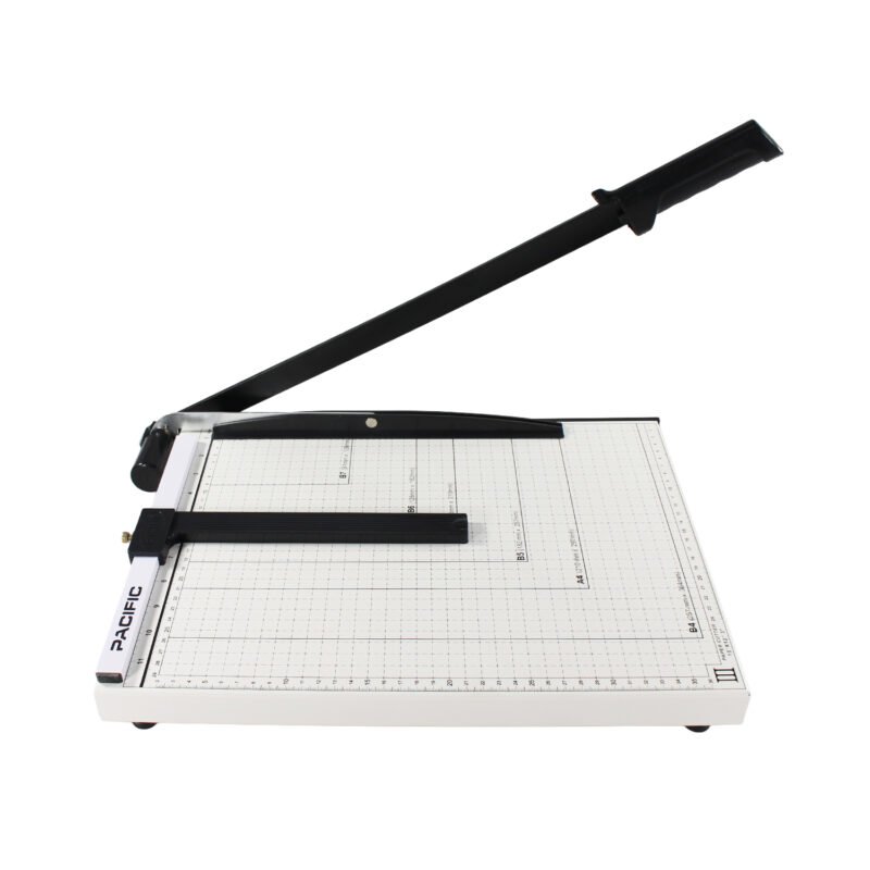guillotina a4, 300x250mm, corta 12 hojas, base metalica, regleta paralela, empuÑadura ergonomica. no incluye tira de precision — vista 3