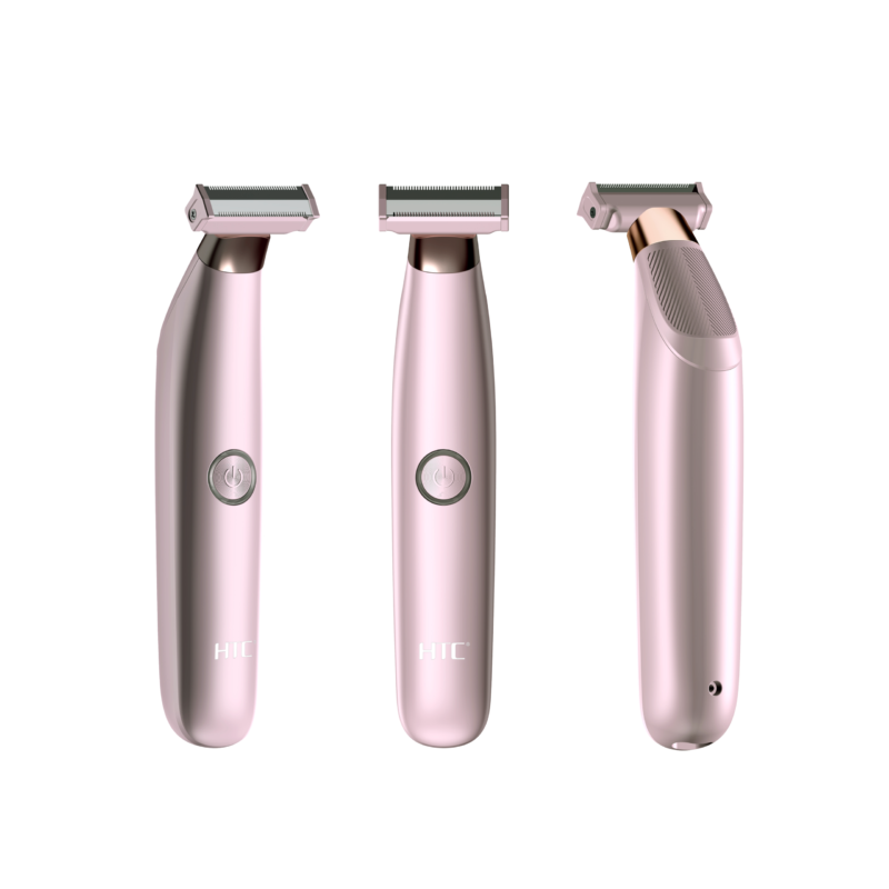 afeitadora inalambrica htc, cuchilla doble filo, 3 peines 1/3/5mm, lavable y recargable tipo c, incluye cuchilla extra — vista 3