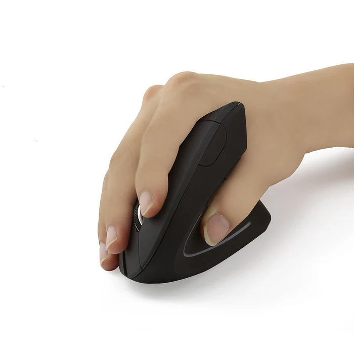 Mouse Vertical Ergonómico Tecnolab Dual BT + 2.4 GHz Recargable — vista 3