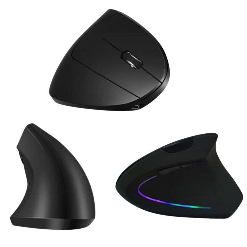 Mouse Vertical Ergonómico Tecnolab Dual BT + 2.4 GHz Recargable — vista 4