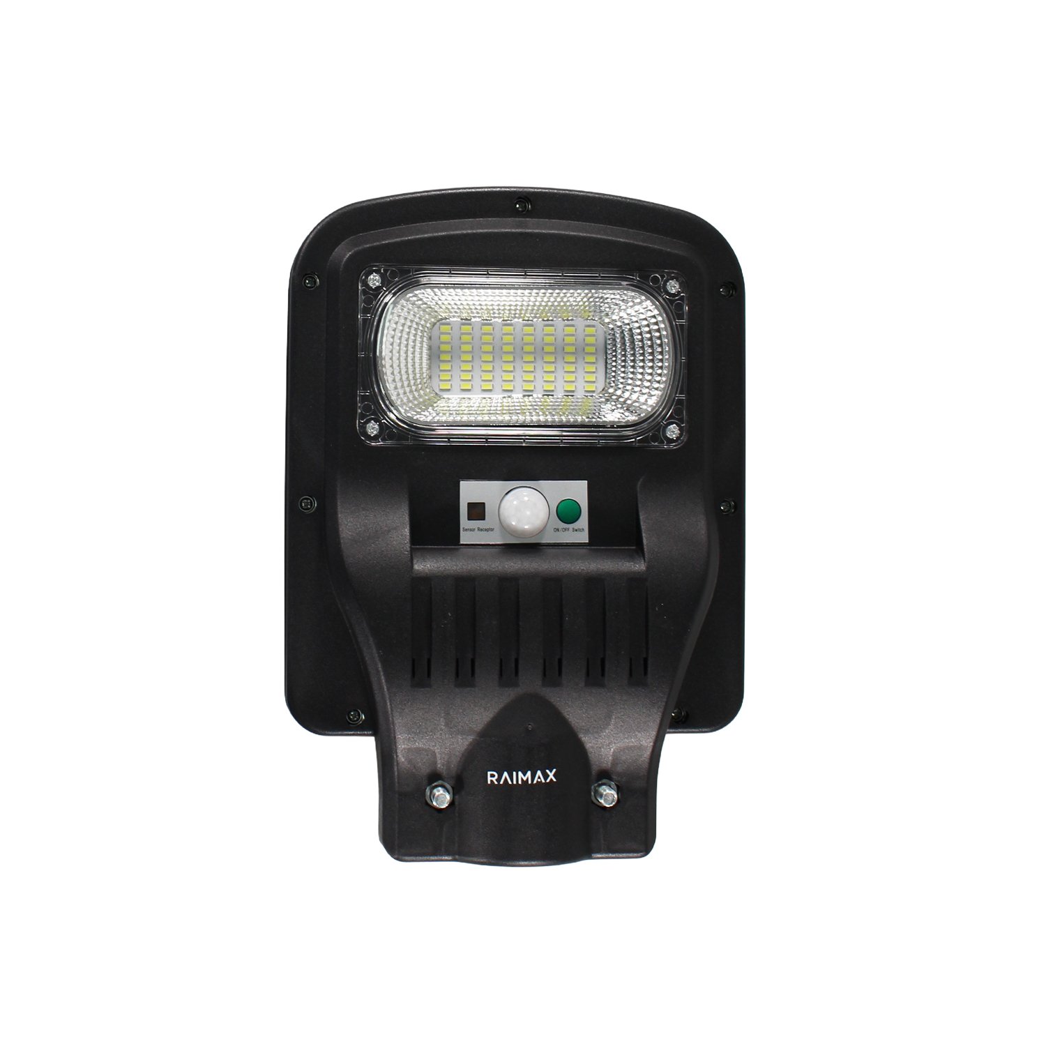 foco solar raimax de 60w de potencia, bateria de 4000mah, 500 600 lumenes, led 5730, proteccion ip65 con control remoto y soporte incluido foco solar raimax de 60w de potencia, bateria de 4000mah, 500 600 lumenes, led 5730, proteccion ip65 con control remoto y soporte incluido