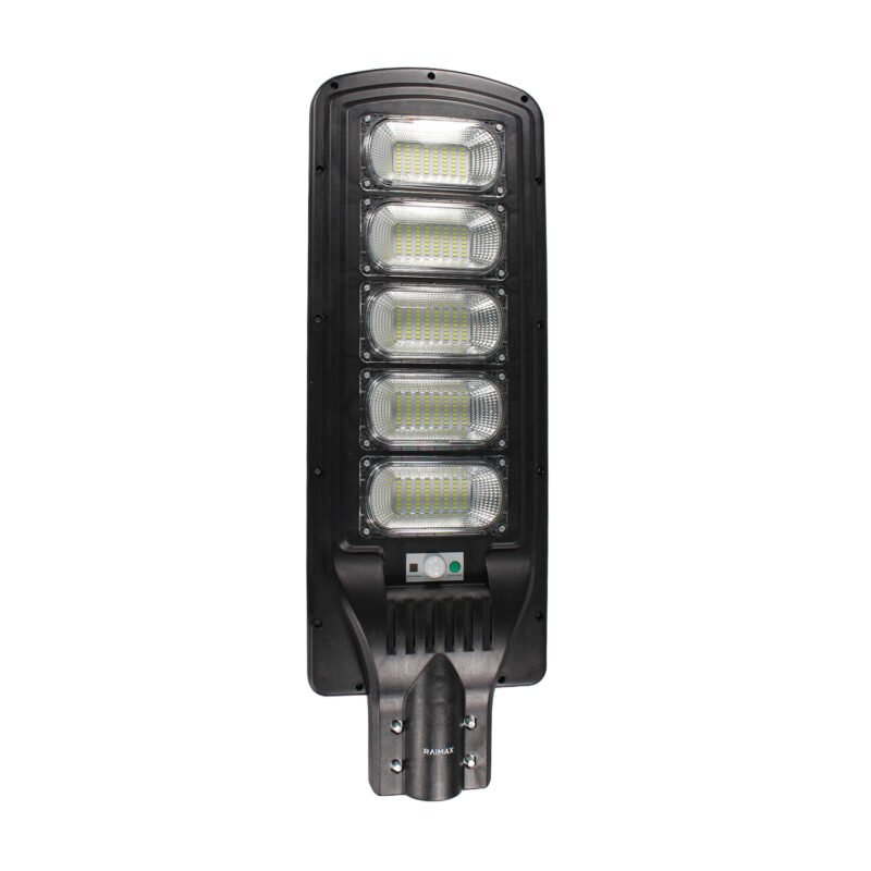 foco solar raimax de 300w de potencia, bateria de 16000mah, 2000 2200 lumenes, led 5730, proteccion ip65 con control remoto y soporte incluido — vista 3