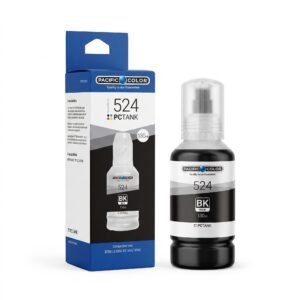 Botella de Tinta Pacific Color 524 BK (Compatible Epson)