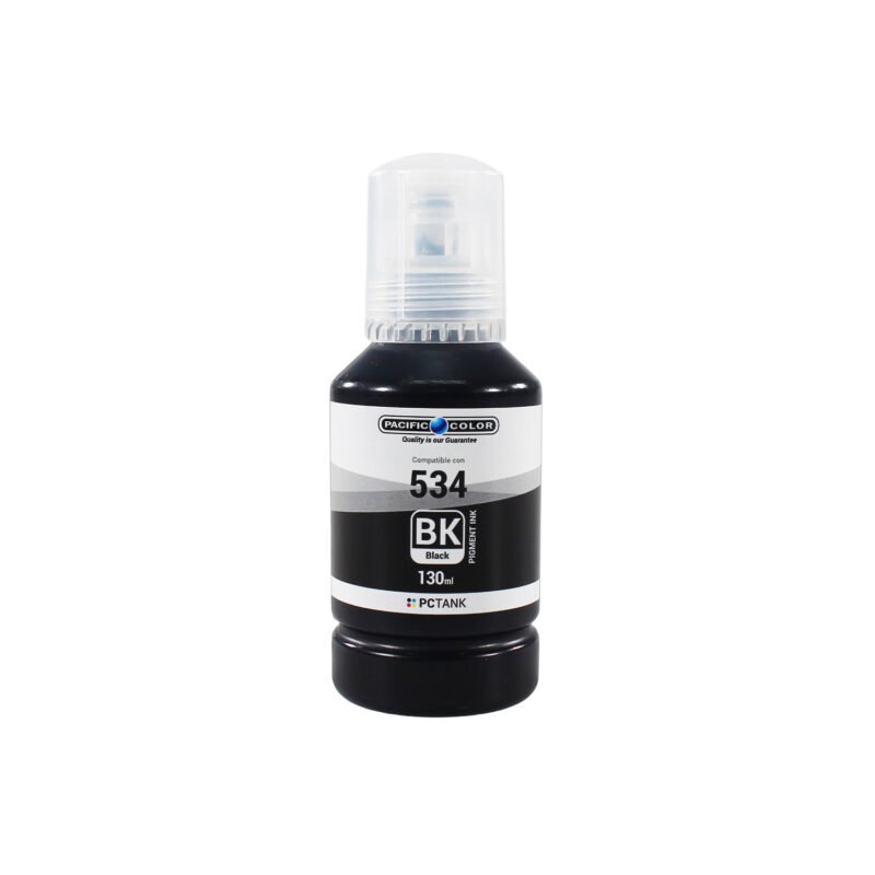 botella de tinta para epson t534 pigmentada black — vista 2