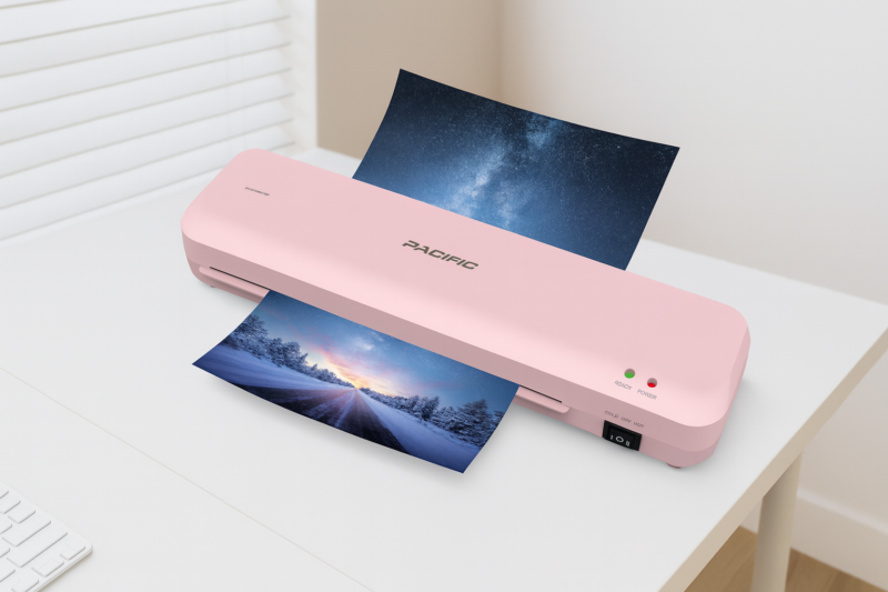 laminadora pacific power therm a4 rosa — vista 3