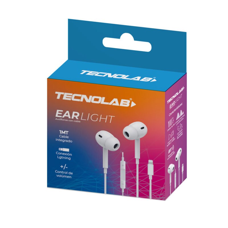 audífono tecnolab in ear, lighting bt — vista 3