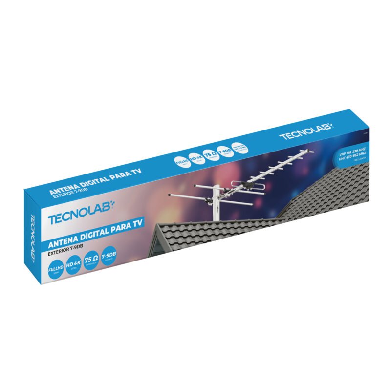 antena tecnolab para exterior aluminio — vista 4