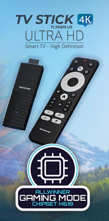 Página principal TL708 - TV Stick Ultra HD para Smart TV con Android TV 4k