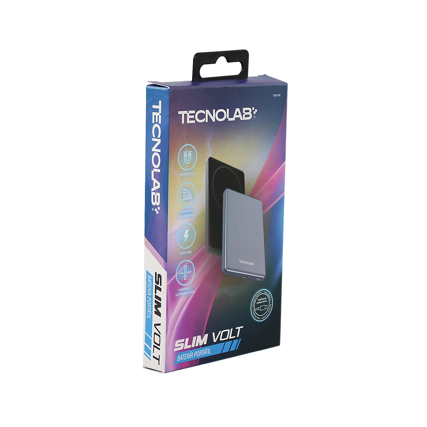 batería portátil tecnolab slim volt batería portátil tecnolab slim volt