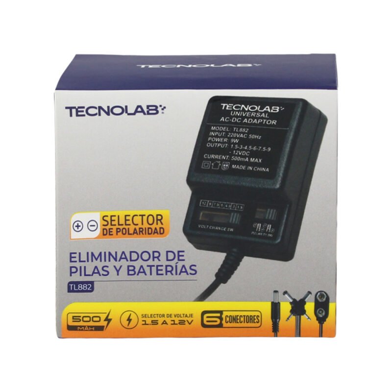 Eliminador de Pilas Universal Tecnolab (500mA) — vista 2