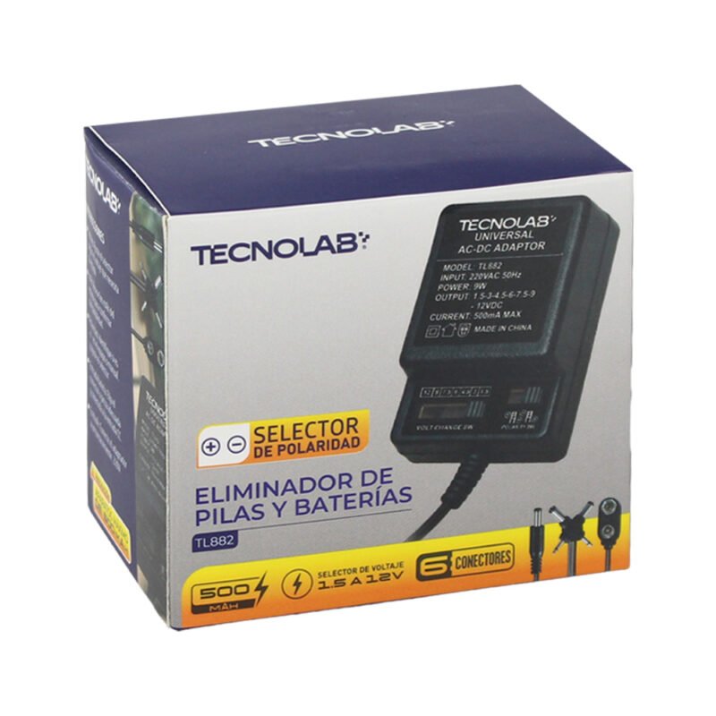 Eliminador de Pilas Universal Tecnolab (500mA) — vista 3