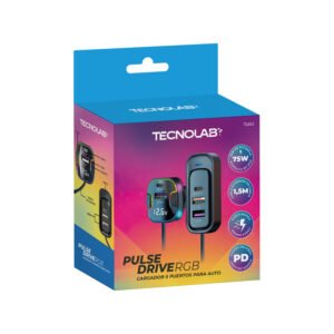 cargador multipuerto con extensor para automóvil