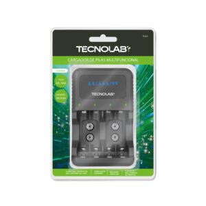 cargador de pilas multifuncional tecnolab