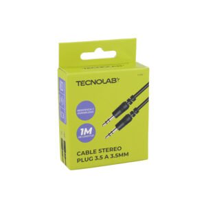 cable de audio auxiliar 3.5mm tecnolab (1 metro)