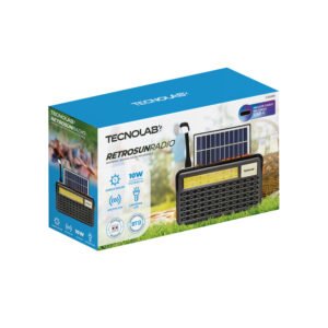 Radio Retro Solar Tecnolab (TL865BK)