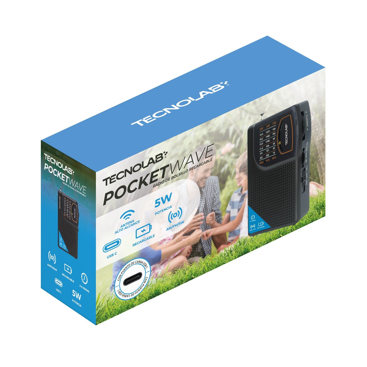 Radio de Bolsillo Tecnolab PocketWave (TL867) Radio de Bolsillo Tecnolab PocketWave (TL867)