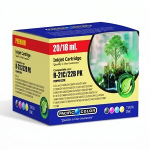 Pack de Cartuchos Remanufacturados Pacific Color 21/22