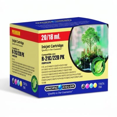 Pack de Cartuchos Remanufacturados Pacific Color 21/22