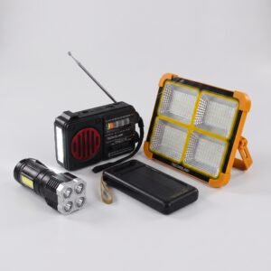 Kit Avanzado de Emergencia y Autonomía Solar (Pack 4 Piezas)
