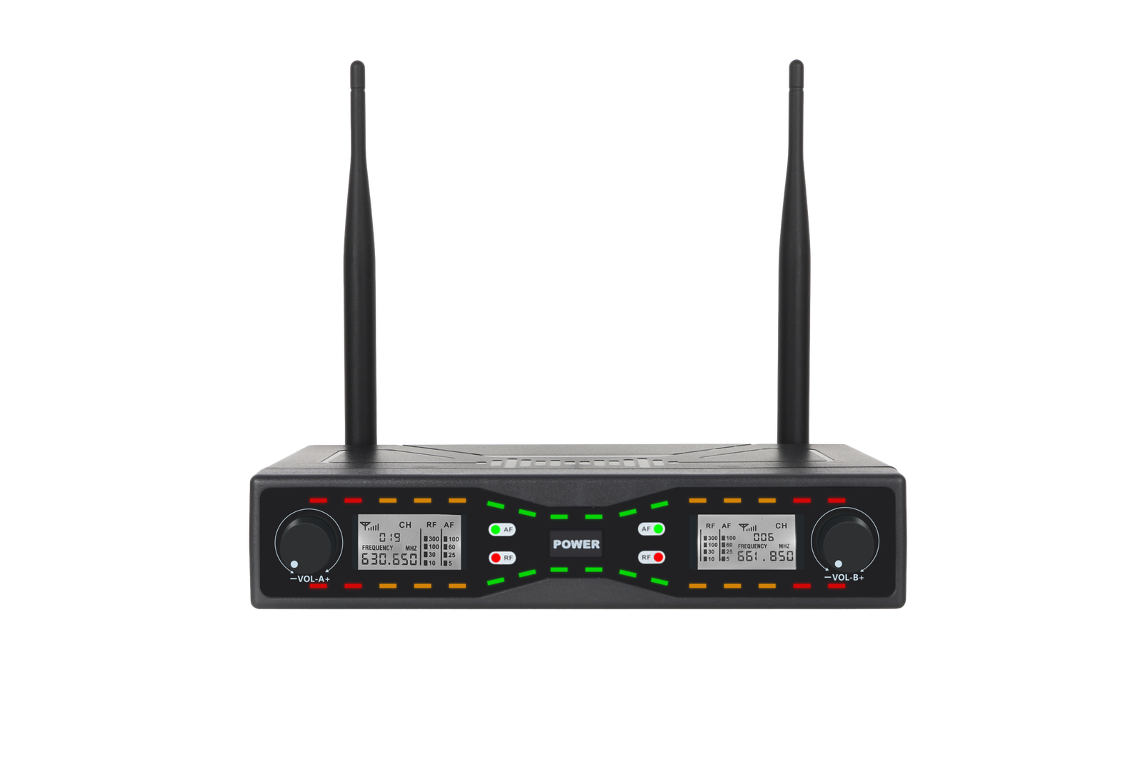 Sistema Dual de Micrófonos Inalámbricos UHF AudioPro Sistema Dual de Micrófonos Inalámbricos UHF AudioPro - Imagen 2