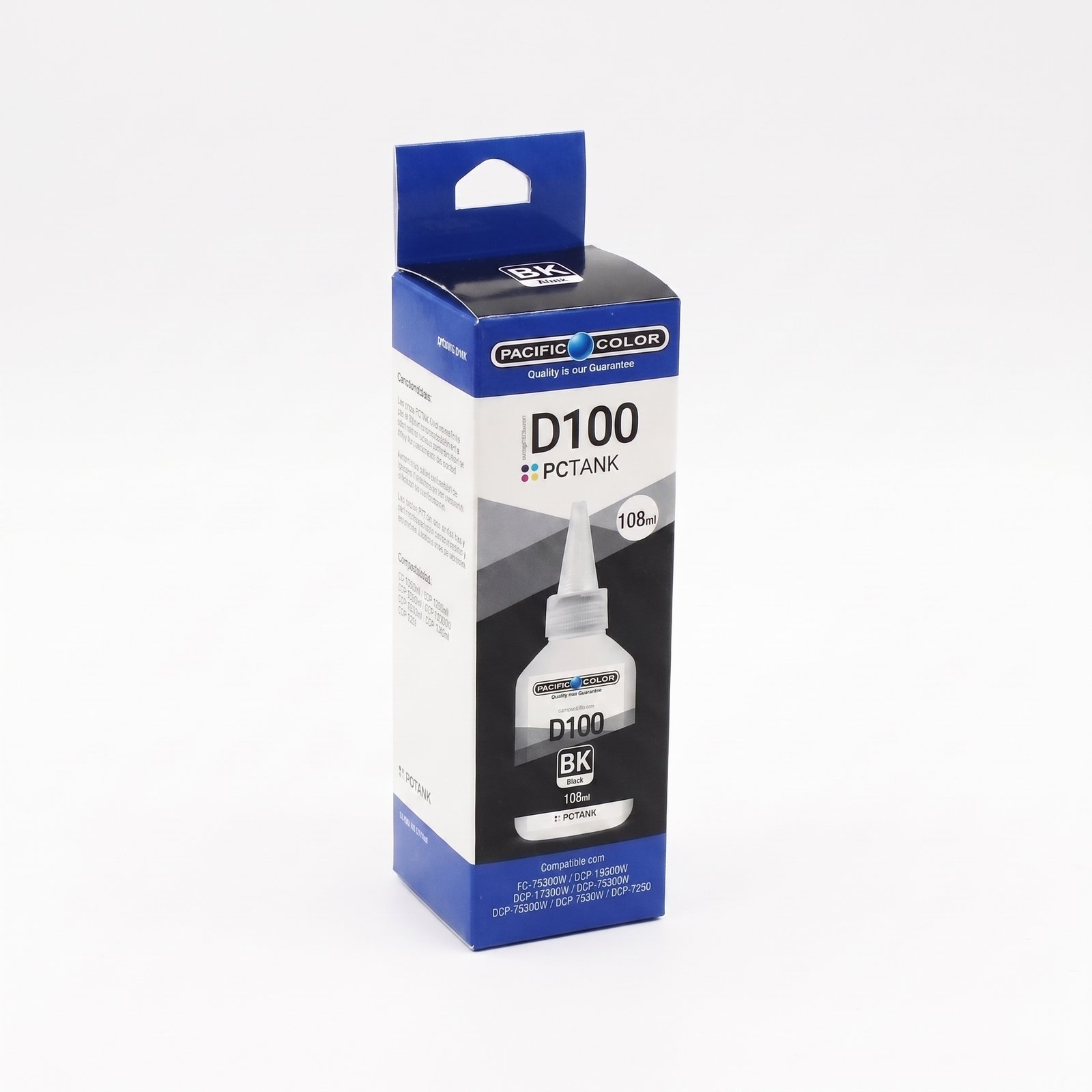 Botella de Tinta Pacific Color BTBRD100 BK Botella de Tinta Pacific Color BTBRD100 BK