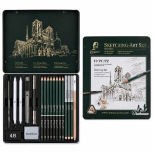 Set 19 Lápices y Herramientas de Boceto Giorgione Sketching-Art G-191908