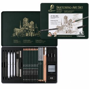 Set 27 Piezas de Dibujo y Carbón Giorgione Sketching-Art G-272708