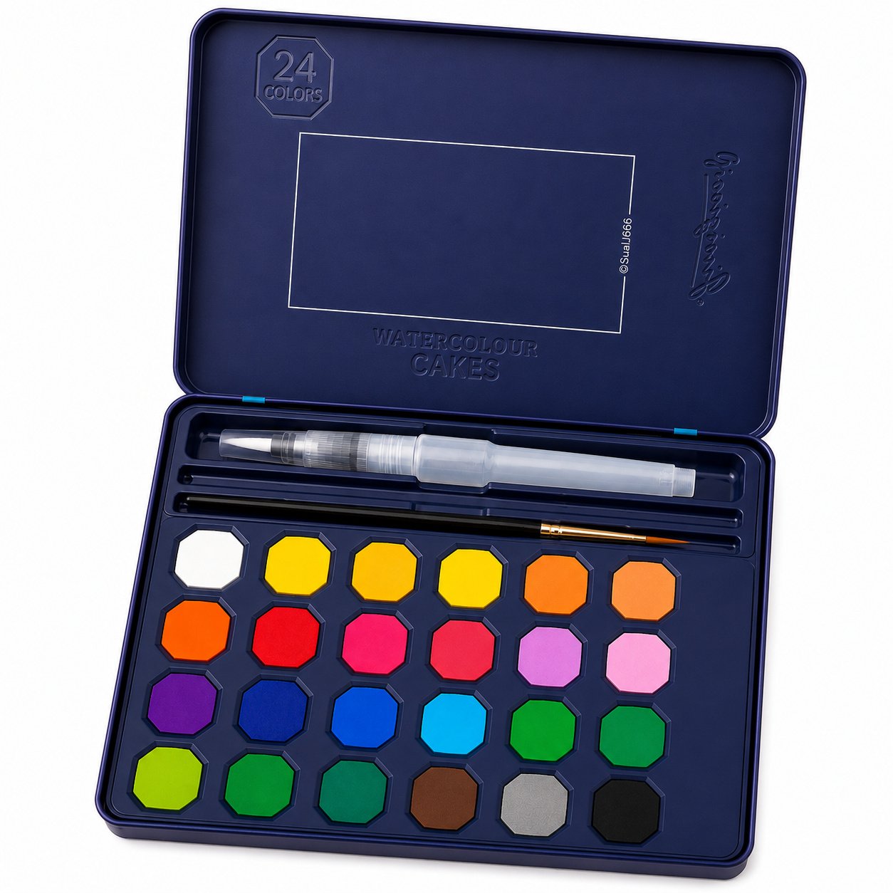 Set de Acuarelas en Pastilla Giorgione 24 Colores (G-900) Set de Acuarelas en Pastilla Giorgione 24 Colores (G-900) - Imagen 2