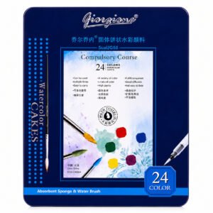 Set de Acuarelas en Pastilla Giorgione 24 Colores (G-900)