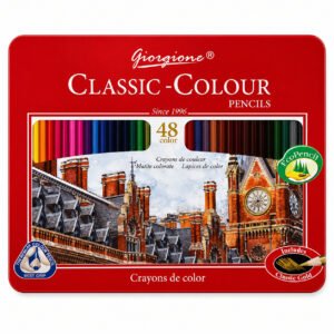 Set 48 Lápices de Color Clásicos Giorgione Classic-Colour en Caja Metálica