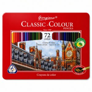 Set 72 Lápices de Color Clásicos Giorgione Classic-Colour en Caja Metálica
